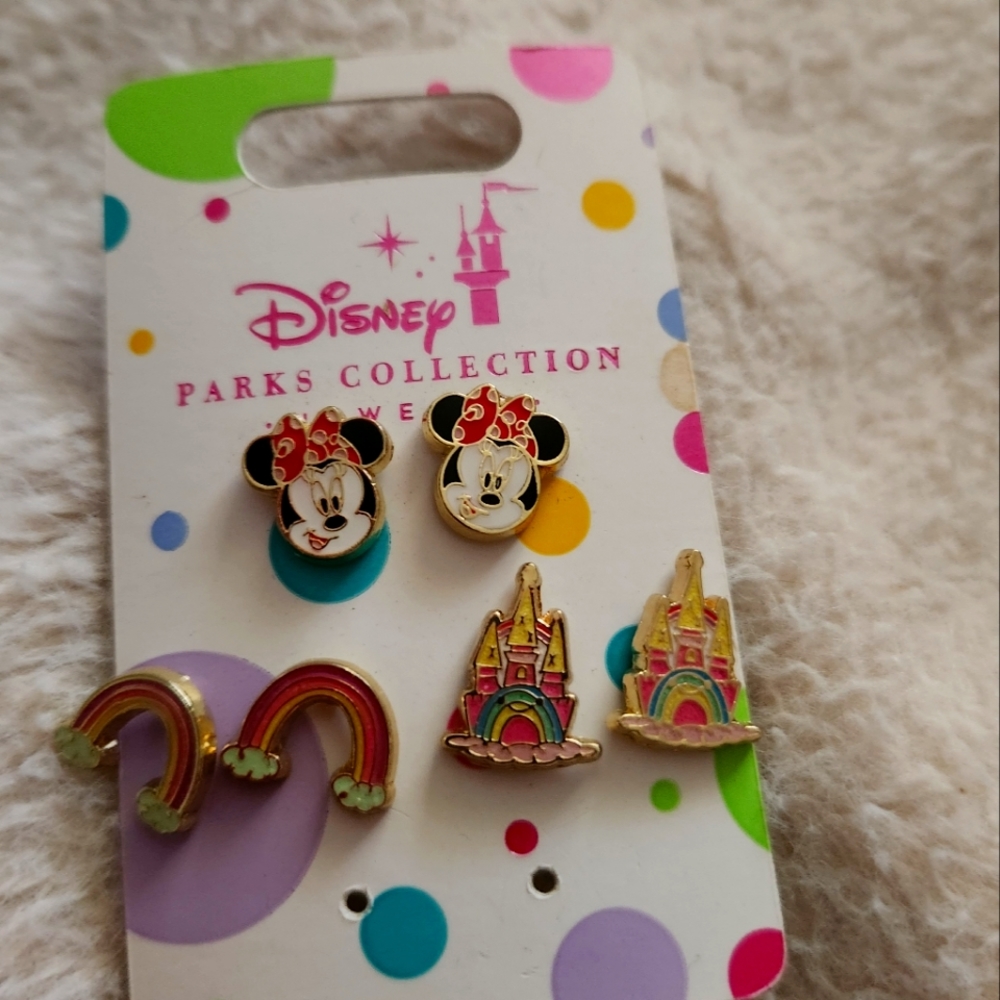 Disney Park Minnie earrings set